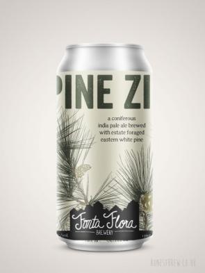 Fonta Flora - Pine Zips (4 pack 16oz cans) (4 pack 16oz cans)